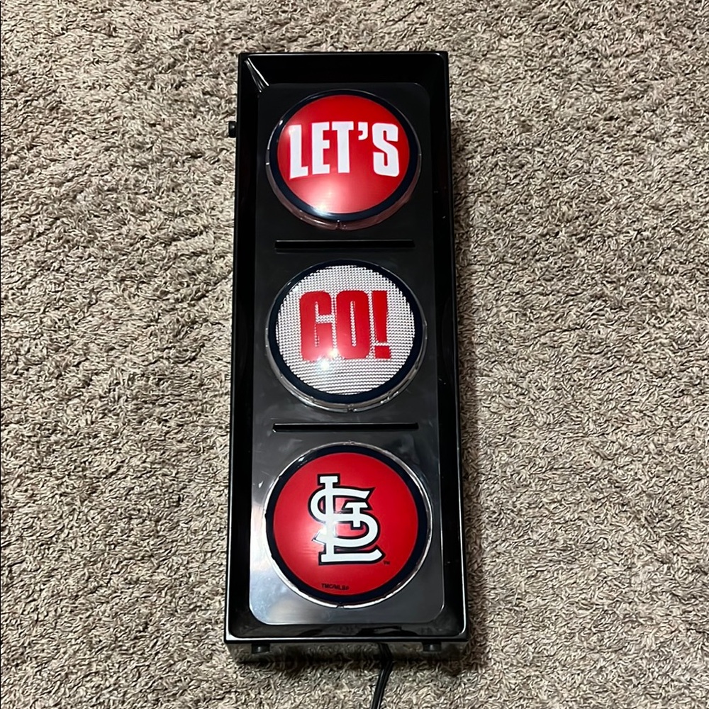 St. Louis Cardinals Traffic Light Sign